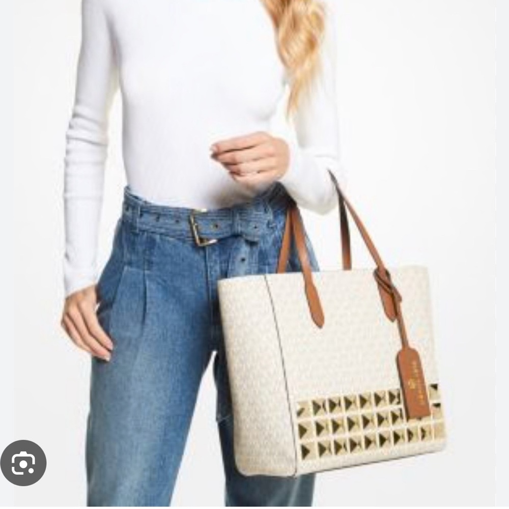 MICHAEL MICHAEL KORS Logo Sinclair Large East West Grab Tote
